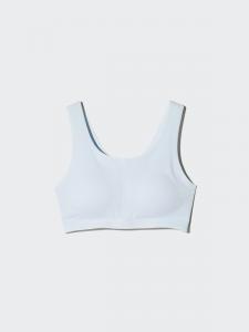 Первый бюстгальтер AIRism Uniqlo, 60 light blue