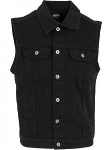 Джинсовая куртка Urban Classics Jeans Westen, цвет blackdark