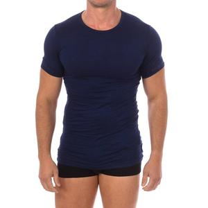 Модная бамбуковая футболка с коротким рукавом bkk1uts03si мужская Bikkembergs, синий