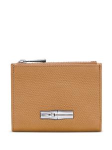 Кожаный кошелек Longchamp, оранжевый