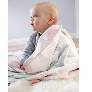 Детское мягкое одеяло Biederlack Lovely & Sweet Birdies размер 75 х 100см