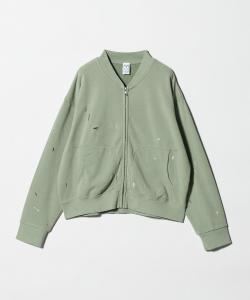 Толстовка с молнией и принтом "DAMEG" 6(Roku), цвет Lime