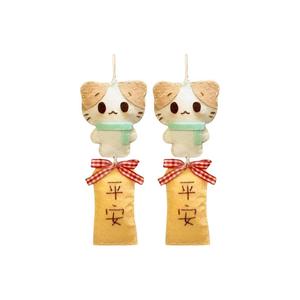 Милые тканевые котята плюшевый кулон 10 см высота Tak Bebe, Scarf Kitten 2 Pcs (Material Set)