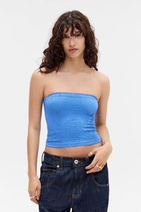 Топ BDG Urban Outfitters TAPESTRY BANDEAU, Blue