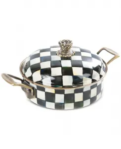 Форма для запекания Courtly Check из эмалированной стали объемом 3 л Mackenzie-Childs, мультиколор