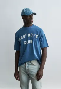 Футболка свободного кроя с принтом Dsquared2, Blue