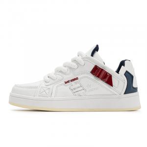 WELKIN&WZWJ Износостойкие унисекс скейтерские кроссовки лоу-топ белые, цвет White