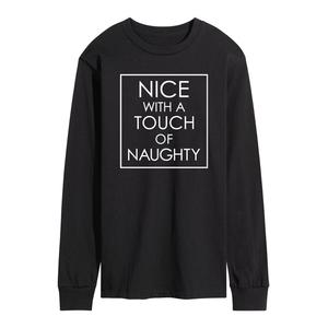 Мужская футболка с длинными рукавами Nice Naughty Licensed Character