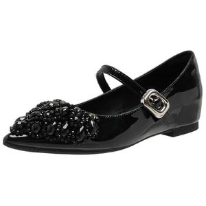 Туфли Мэри Джейн на блочном каблуке женские City camel, Black