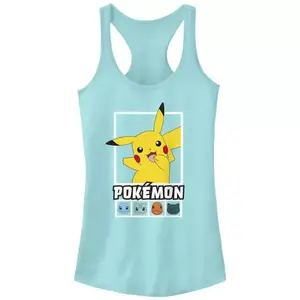 Майка-борцовка с квадратами команды покемонов юниоров Licensed Character, цвет cancun