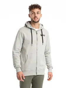 Худи SPITZBUB Zip-Up Hoodie Kai, цвет mottled grey