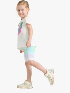 Детские велосипедные шорты с цветной отделкой Lindex, Light Dusty White