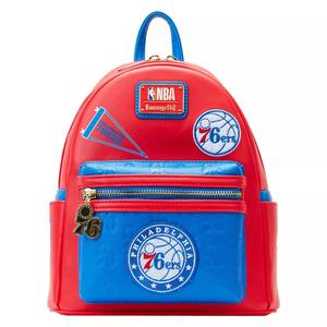 Мини-рюкзак Loungefly Philadelphia 76ers Patches