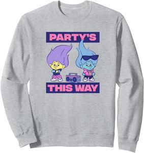 Толстовка «Тролли, расступись!», серая Trolls