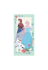 Детское полотенце для пляжа 140x70 см мягкое с дизайном Эльзы и Анны Cofi, разноцветное