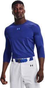 Under Armour мужская футболка Isochill с рукавом 3/4, (400) Royal/Electric Blue