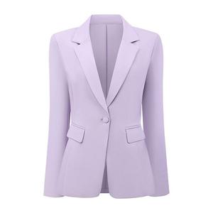 Женский блейзер с лацканами и рукавом 3/4 для офиса Inspire Chic