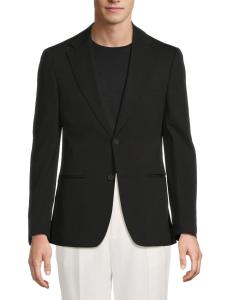 Аккуратное трикотажное спортивное пальто облегающего кроя Calvin Klein, черный