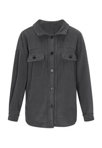 ROCKEASY Флисовая куртка в темно-сером цвете