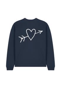 Толстовка EL AMOR BACK EMBROIDERY UNISEX Mira Paris, темно-синий