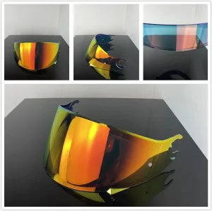 Визоры D-Skwal для мотоциклетного шлема Visera Shark Spartan / Spartan: защита от ультрафиолета. Аксессуары для шлема, Silver