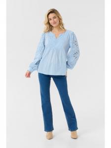 Блузка с короткими рукавами CRDiana, стандартный крой, цвет: кашемировый синий Cream