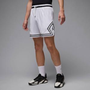 Мужские шорты Nike Jordan Diamond Mesh Dri-Fit белого цвета, код HF9910-100, White / Black