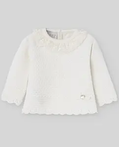 Детский вязаный жилет коллекция Пас Paz Rodríguez, пастельно-розовый