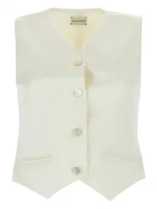 Жилет строгого кроя Magda Butrym, белый