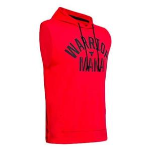 Футболка men's project rock training sports hooded sleeveless red Under Armour, красный