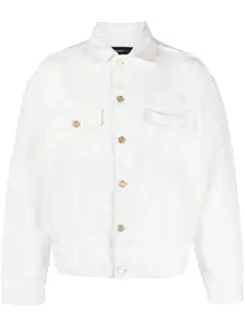 Фактурная куртка-рубашка P027 Purple Brand, белый