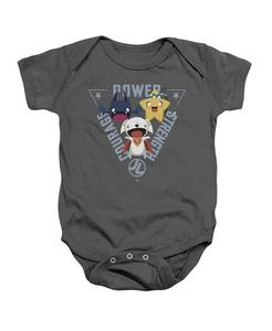 Комбинезон Baby Power Trio из Лиги Справедливости для маленьких девочек Америки Justice League Of America, серый