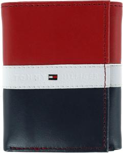 Мужской кошелек Tommy Hilfiger Trifold, Red/White/Blue