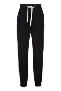 Брюки Rich & Royal Jogginhose mit Kontrastfabenen Kordelzug, черный