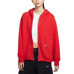 Спортивный свитшот женский Nike, красно-белый