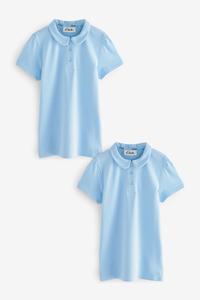 Рубашки поло для девочек, 2 шт в упаковке Clarks, синий
