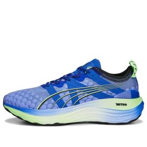 Кроссовки foreverrun nitro 'royal sapphire fizzy lime' Puma, синий