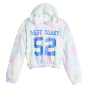 Детская худи с затяжкой по низу для девочек 7-16 лет в обычном и большем размере So, цвет west coast 52