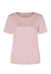 Футболка More & More WORDING MIT STRASSSTEINCHEN, Dusty Rose/Pink