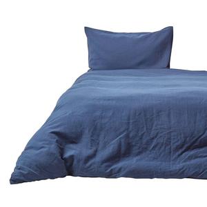 Комплект постельного белья HOMESCAPES темно-синий, 135 х 200 см