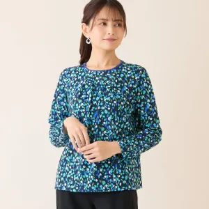 Топ с мелким цветочным принтом Lobjie, цвет Dark Blue