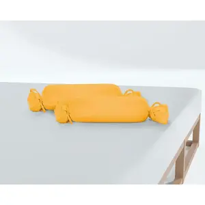 Наволочка для подушки Michi из джерси (1 упаковка, 2 штуки), плотное, тонкое однопетельное качество Biberna, золотой