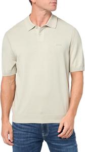 Свитер мужской BOSS, вязаный, с логотипом на груди, Stone Beige