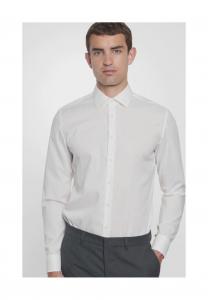 Рубашка деловая, приталенного кроя, воротник Кент, мужская seidensticker