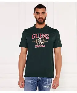 Футболка Regular fit Guess Jeans, зеленый