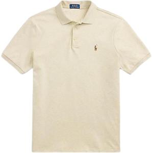 Поло с вышитой лошадкой Polo Pony Polo Ralph Lauren, бежевый