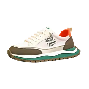 Banas Кроссовки VNNSIJIE Collaboration мужские повседневные низкие коричнево-зеленые, цвет Brown Green