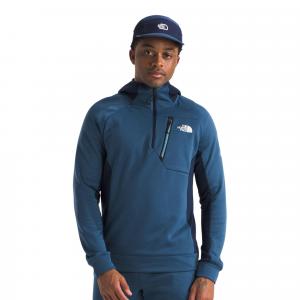 Мужская флисовая толстовка Mountain Athletics с застежкой-молнией на четверть длины. The North Face, Shady Blue/Summit Navy