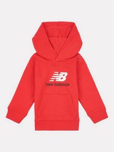 Детский хлопковый худи свободного кроя New Balance, True Red