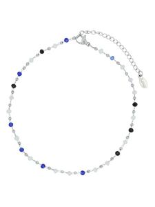 Adeliás Женский кулон из нержавеющей стали с жемчужиной, серебристый